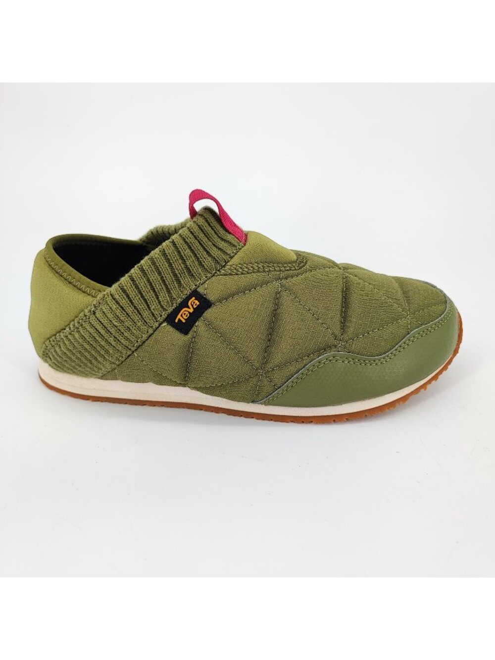 Teva ReEmber Moc Women’s 7 US Shoes Canvas Green Slip On Slipper 1125471